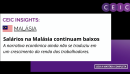 Salários na Malásia continuam baixos, apesar de alguns pontos de destaque 